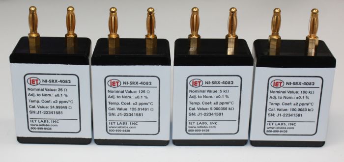 SRX-NI-4082 Standard Resistor Calibration Set